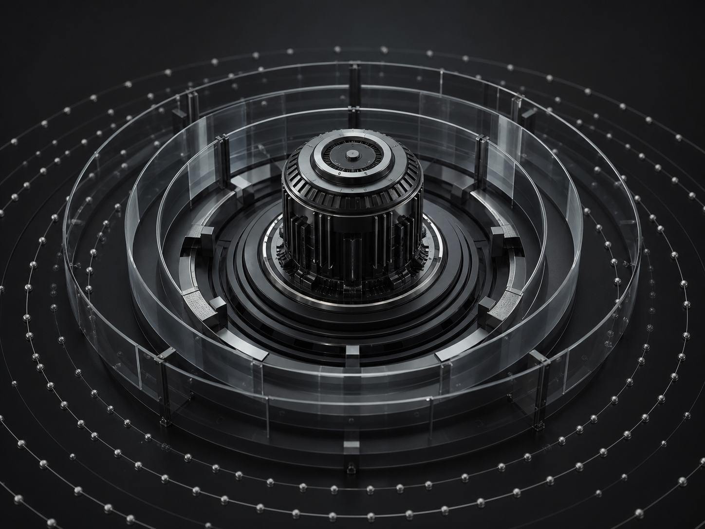 An intelligence core operating within concentric governance controls